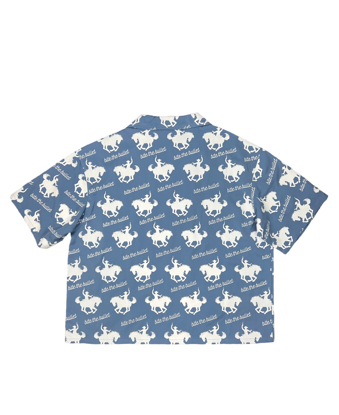 BABY BLUE COWBOY HAWAIIAN SHIRT