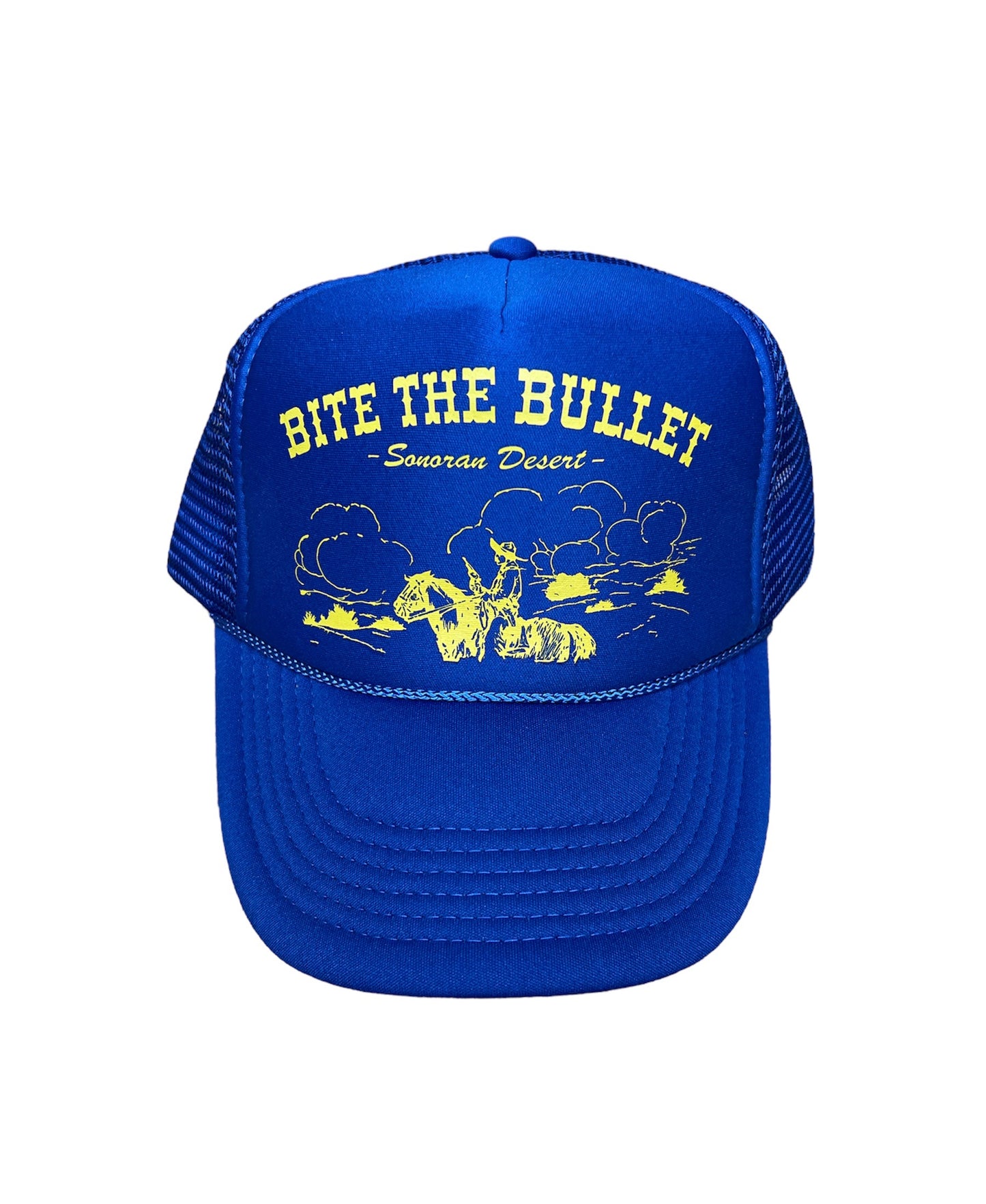 BLUE SONORAN DESERT TRUCKER HAT