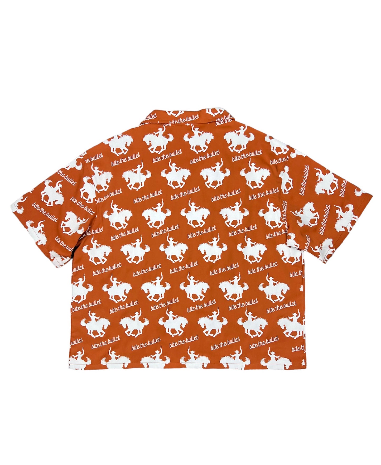 ORANGE COWBOY HAWAIIAN SHIRT