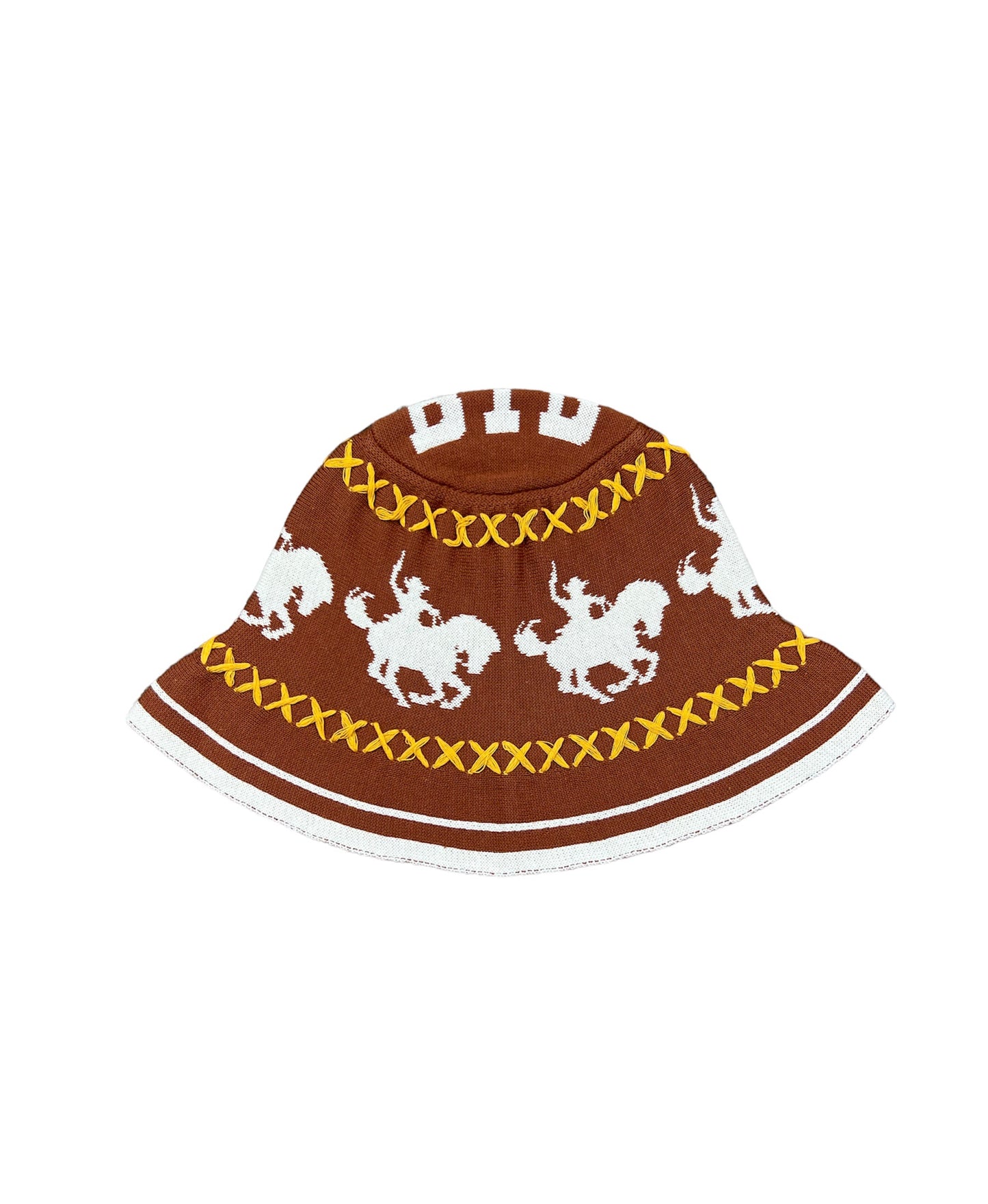 BROWN GUNSLINGER BUCKET HAT