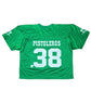 KELLY GREEN .38 PISTOLEROS FOOTBALL JERSEY