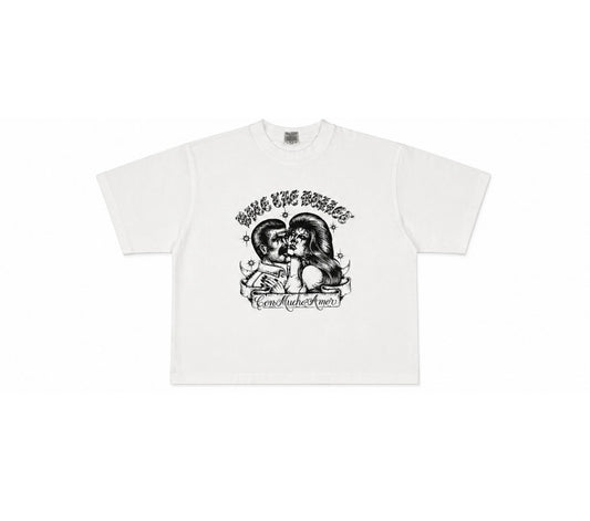 CON MUCHO AMOR TEE (WHITE)